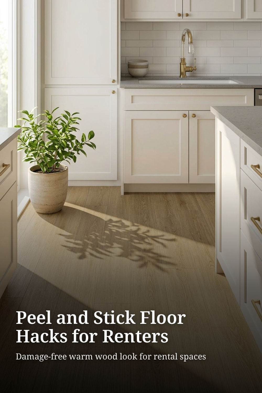 Peel and Stick Floor Tile Vinyl Wood Plank Aspen Yellow