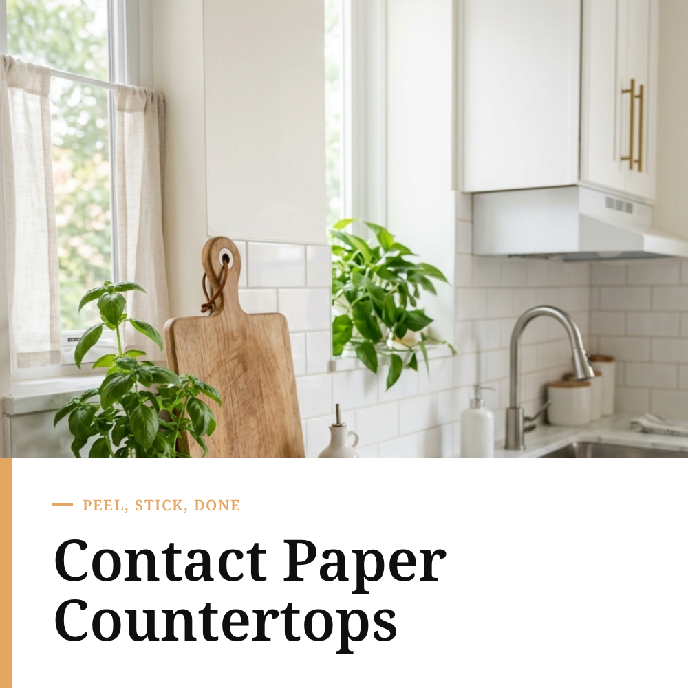 Contact Paper Countertops