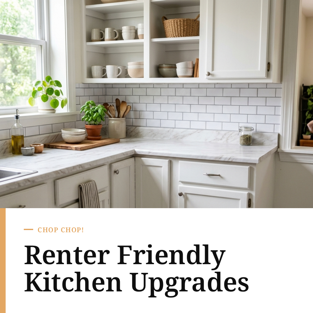 Renter Friendly Kitchen Upgrades